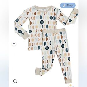 Little Sleepies Pajama Set in Luna Neutral